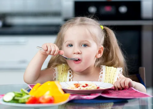 Vista 6 de Tenedores de acero inoxidable para niños de 9 piezas, cubiertos seguros para niños y niños, juego de utensilios para niños, juego de cubiertos