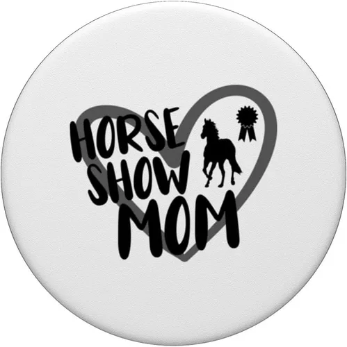 Vista 3 de Divertido espectáculo de caballos PopSockets PopSockets intercambiables PopGrip