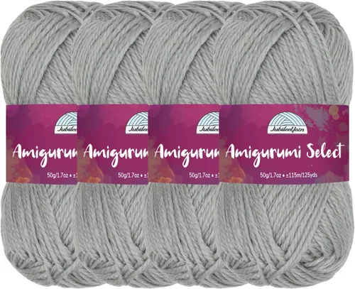 Vista 38 de JubileeYarn Amigurumi Select - Hilo acrílico DK - Begonia - 4 madejas