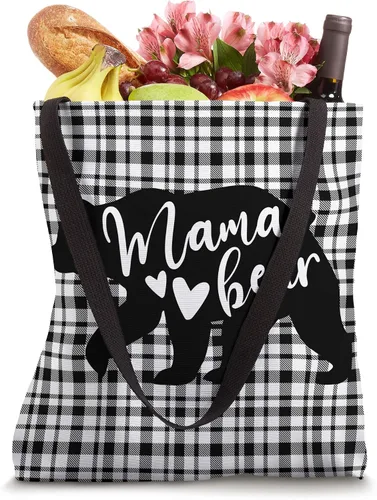 Vista 4 de Mama Bear Buffalo - Bolso de mano para mujer diseño de mamá 16 pulgadas Blanco