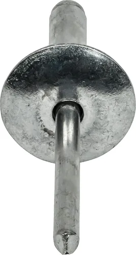 Vista 4 de Remaches Pop de Brida Grande - 1/8" x 1/2" (50 piezas) Resistentes, de Extremo Abierto, Aluminio Resistente a la Corrosión, Alta Resistencia a
