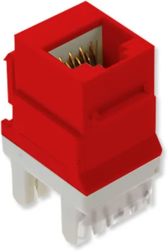 Vista 15 de Legrand - Conector Keystone OnQ RJ45, conector Keystone para Cat 5e, funciona con placas de pared multimedia para garantizar una terminación segura
