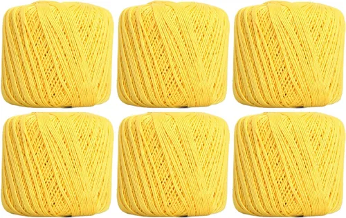 Vista 27 de Hilo de croché Threadart, 100 % algodón, talla 10 Soft pure cotton crochet thread for lace, doilies, amigurumi and crafts. Smooth finish with