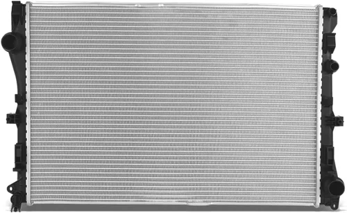 Vista 15 de DNA Motoring OEM-RA-13254 Radiador de núcleo de aluminio de 1 fila compatible con 07-09 Sprinter 2500 3500,26-11/16 pulgadas de ancho x 15-11/16