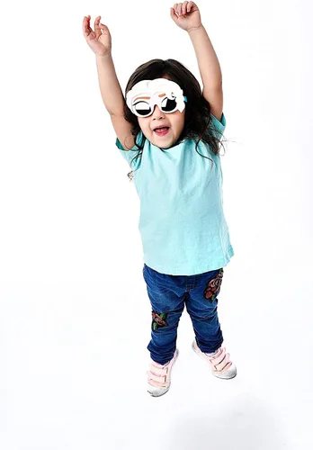 Vista 4 de Sun-Staches Licencia oficial Lil' Character Elsa Frozen, rosa, blanco, azul, marrón, 8 pulgadas