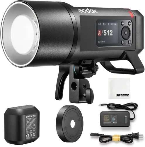 Vista 14 de Godox AD200 Pro AD200Pro - Luz flash de bolsillo de 200 W, 2.4G 1/8000s HSS, luz estroboscópica Speedlite, reciclaje de 0.01-1.8s compatible