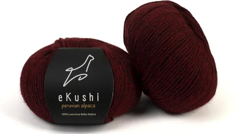 Vista 88 de 100% Hilo de Alpaca Baby para Tejer y Ganchillo - 1 Cono de Hilo Premium DK - Ligero, Hipoalergénico y Térmico Hecho en Perú - Ideal para Proyectos