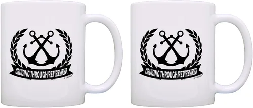 Vista 9 de Regalos de crucero, brújula náutica, brújula de senderismo, taza de café, regalos de aventura, regalo de viajeros, regalo al aire libre, taza
