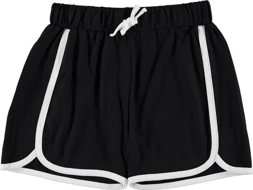 Vista 4 de Pink Angel 4 piezas de pantalones cortos de delfín para niñas, correr, gimnasio, entrenamiento, pantalones cortos para niños, ropa deportiva