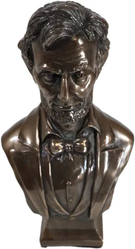 Vista 5 de Ebros Gift Estados Unidos de América 16º presidente Abraham Lincoln Busto Estatua inspiradora 7.5 pulgadas de alto guerra civil líder