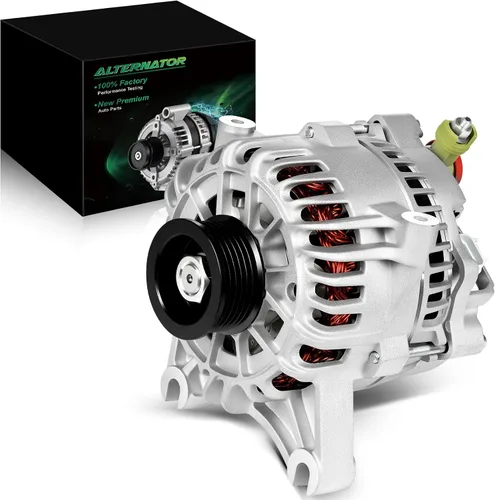 Vista 54 de Alternador de 4.0L para: Ford Explorer 2002 2003 2004, Explorer Sport Trac 2001-2004 para: Mercury Mountaineer 2001-2004, polea de 6 ranuras de 12V