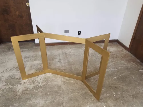 Vista 5 de Base de mesa de metal, estilo de barra plana, cualquier