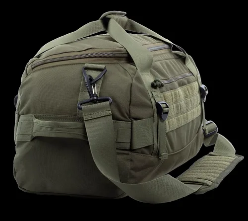 Vista 5 de Bolsa táctica MOLLE Gear Bag Carry on Travel Duffel Bag Ideal para viajes, caza, campo de tiro, aplicación de la ley, campamento. 35L, Verde oliva