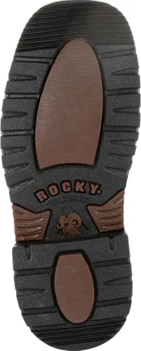 Vista 2 de Rocky Botas Ride FLX Western para niños, Marrón, talla única