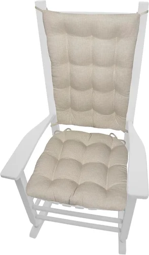 Vista 30 de Barnett Home Decor Madrid Cojines Naturales para Mecedora - Almohadilla de Asiento de Mecedora Rellena de Espuma de Látex 16.5 x 18 pulgadas y Cojín