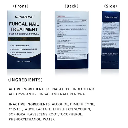 Vista 7 de Tratamiento de hongos en las uñas de los pies extra fuerte con 25% de ácido undecilénico, tratamiento de uñas encarnadas, reparación de uñas