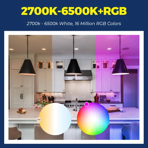Vista 5 de Lightinginside - Bombillas inteligentes de 100W equiv., 1350LM 11W, bombilla inteligente que funciona con Alexa/Google Home/Smart Life, A19 E26