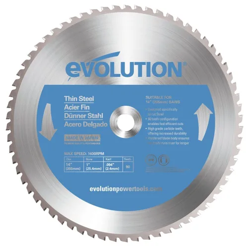 Vista 8 de Evolution Power Tools 5-3/8BLADEST Hoja de sierra de corte de acero, 5-3/8 pulgadas x 30 dientes