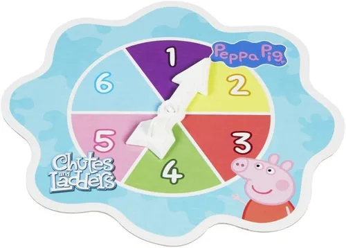 Vista 5 de Hasbro Gaming Toboganes y escaleras: Edición de Peppa Pig Juego de mesa para niños de 3 años en adelante, juegos preescolares para 2-4 jugadores