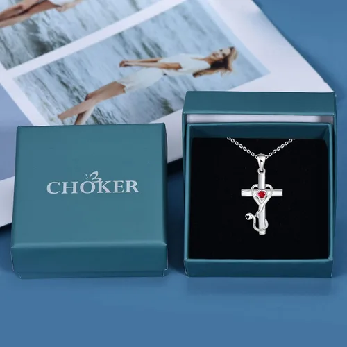 Vista 6 de Collar con colgante de estetoscopio con temática de medicina de plata de ley 925 para doctor o enfermera, regalo para graduación, estudiantes
