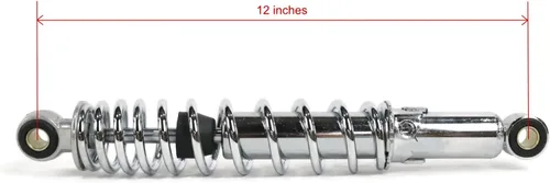 Vista 2 de The ROP Shop Juego de 2 amortiguadores ajustables de 3 vías de 12 pulgadas para motos de cross y vehículos todoterreno ligeros
