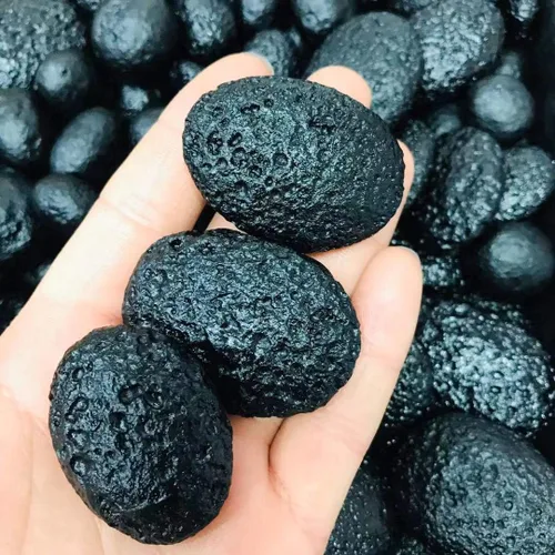 Vista 5 de 1pcs piedra natural natural meteorito cuarzo oval piedra áspera negro tektite espécimen para la venta