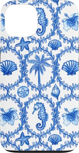Vista 7 de Funda con estampado hawaiano para iPhone 16, nieta costera, niña de coco