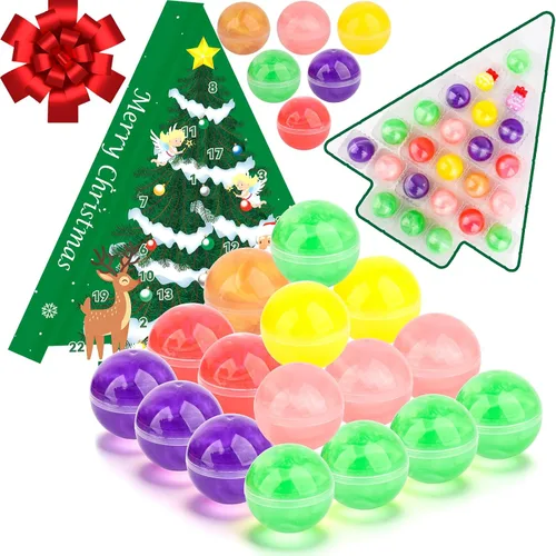 Vista 12 de Slime de Cristal de Navidad Rosa y Verde de 2 Paquetes para Niños, Slime para Medias de Navidad para Niños - Kit de Juguetes de Slime, Regalos