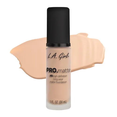 Vista 17 de L.A. Girl PRO.Matte Foundation, Sand GLM678 (Paquete de 2)
