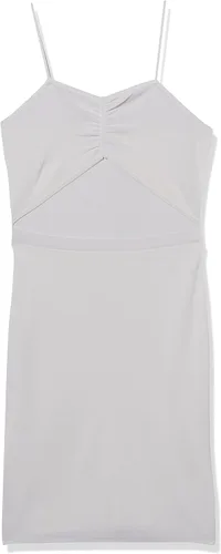 Vista 6 de The Drop Ailyn - Minivestido de suéter ajustado con tiras recortadas para mujer