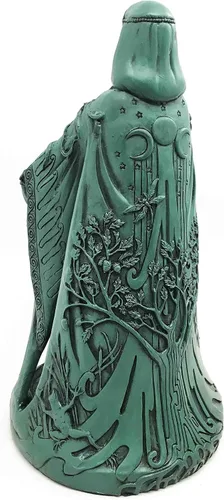 Vista 4 de Ebros Gift Figura irlandesa de triple diosa Danu Don Divina Fuente Femenina Sabiduría Riqueza Fuerza Estatua Luna Diosa
