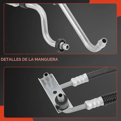 Vista 6 de A-Premium Conjunto de manguera de línea de enfriador de aceite