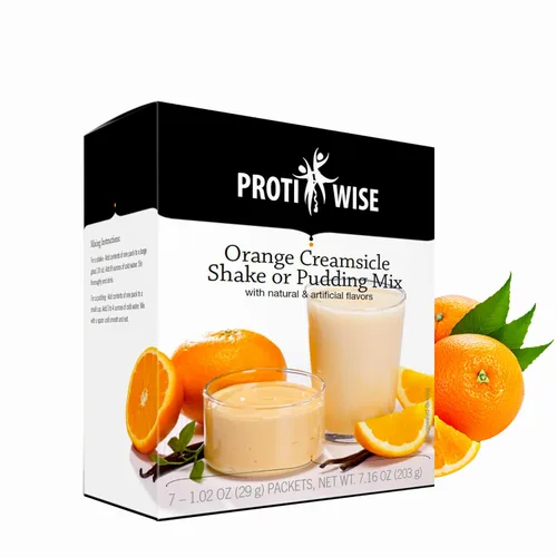 Vista 15 de ProtiWise Batido y pudín alto en proteínas 0.55 onzas de proteína, baja en grasa, baja en calorías, baja en azúcar Dieta KETO sin gluten