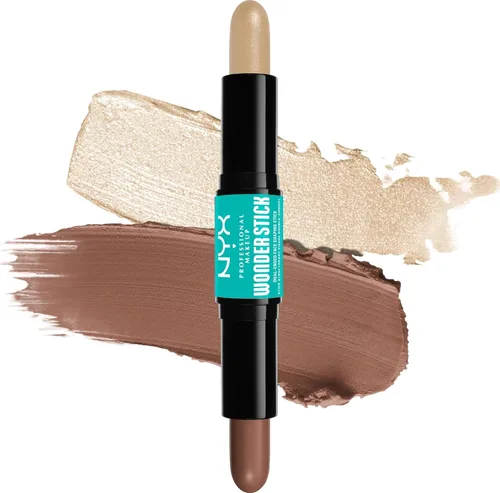 Vista 10 de NYX MAQUILLAJE PROFESIONAL Wonder Stick, Barra para dar forma y contornear el rostro - Claro
