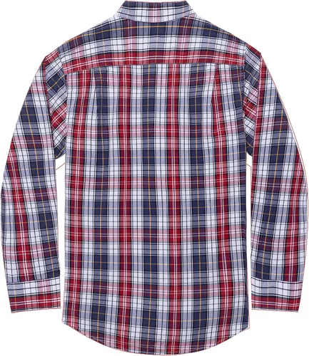 Vista 2 de PASHARTUK Camisas de manga larga de algodón de ajuste regular para hombre