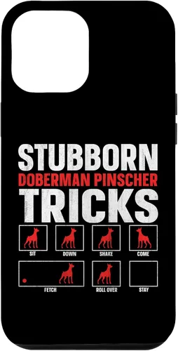 Vista 10 de Funda para propietario de Doberman Pinscher con trucos obstinados para iPhone 12 mini