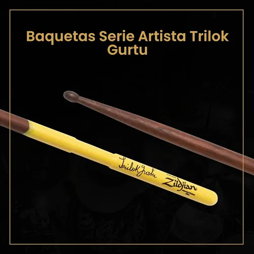 Vista 2 de Zildjian Baquetas ZASTG Trilok Gurtu Artist Series