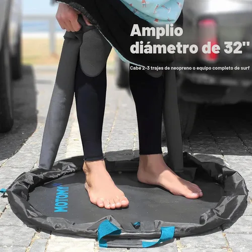 Vista 3 de IslandMat Wetsuit Changing Mat, Waterproof 2-in-1 Surf Bag, Heavy-Duty