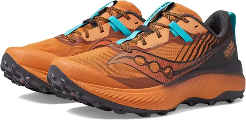 Vista 9 de Saucony Men's Endorphin Edge Sneaker Negro/Goldstruck