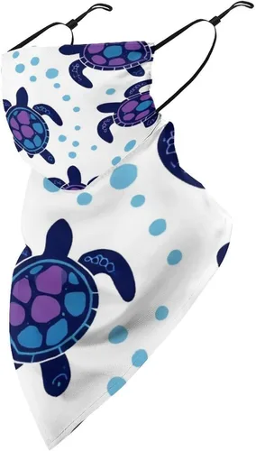 Vista 28 de Bufanda reutilizable con protección solar UV para las orejas, bandana reutilizable para la cara Color985