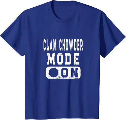 Vista 10 de Clam Chowder Mode On - Camiseta de broma de sopa de almejas, Negro