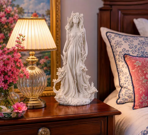 Vista 4 de Estatua griega de Afrodita de la diosa del amor, escultura de resina de 11 pulgadas, figura de mitología griega clásica, decoración elegante
