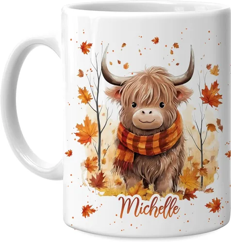 Vista 11 de Hyturtle Bonita taza de café de gato naranja, regalos de Navidad para mamá de gato, regalo de decoración de plantas para amantes de las plantas