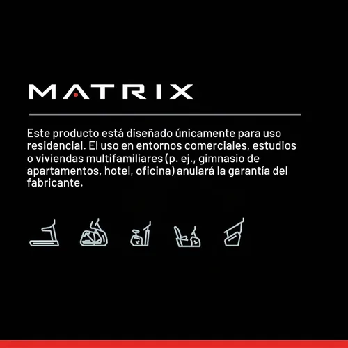 Vista 5 de Matrix Fitness TF30 Folding Treadmill, Durable 20"x55” Deck, Club-Quality