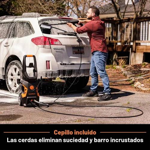 Vista 5 de LawnMaster - Hidrolavadora eléctrica con botella de detergente