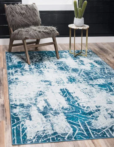 Vista 11 de Unique Loom Sofia Collection Alfombra de área – Rainier (2' 2" x 3' 1" Rectángulo, gris oscuro/gris)