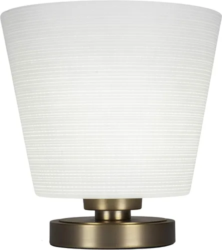 Vista 46 de Luna - Lámpara de mesa con 1 luz en granito oscuro (51-DG-300)