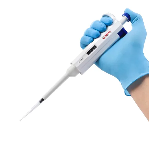 Vista 11 de FOUR E'S SCIENTIFIC Pipeteta de un solo canal, micropipeta de volumen variable ajustable de alta precisión para laboratorio (0.1-2.5 uL)