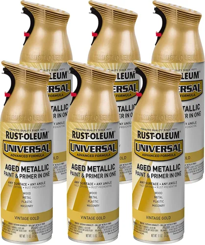 Vista 120 de Rust-Oleum Pintura en aerosol metálica universal para todas las superficies, cobre envejecido Cobre (Aged Copper)