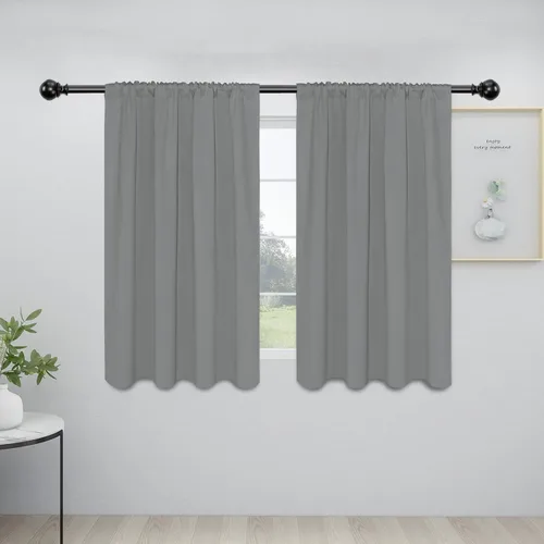 Vista 108 de Easy-Going - Cortinas opacas con bolsillo para varilla para dormitorio, cortinas de ventana para oscurecer la habitación para sala de estar